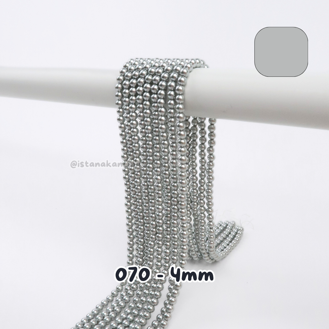 Mutiara Sintetis 4mm Pt 2