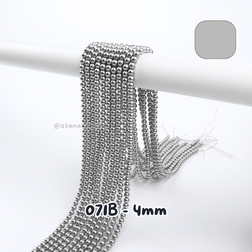 Mutiara Sintetis 4mm Pt 2