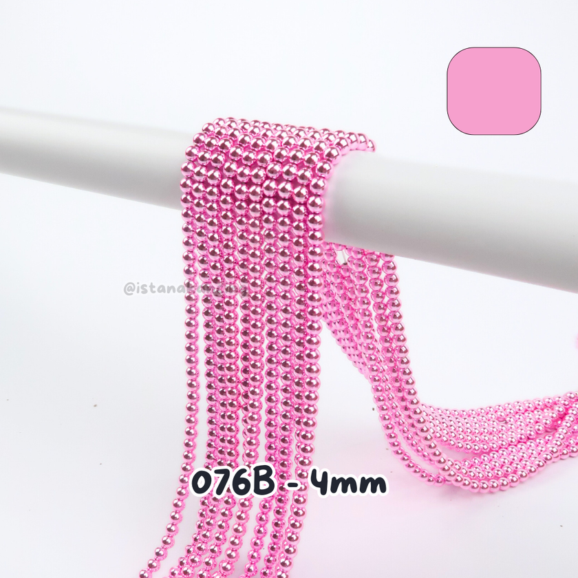 Mutiara Sintetis 4mm Pt 2