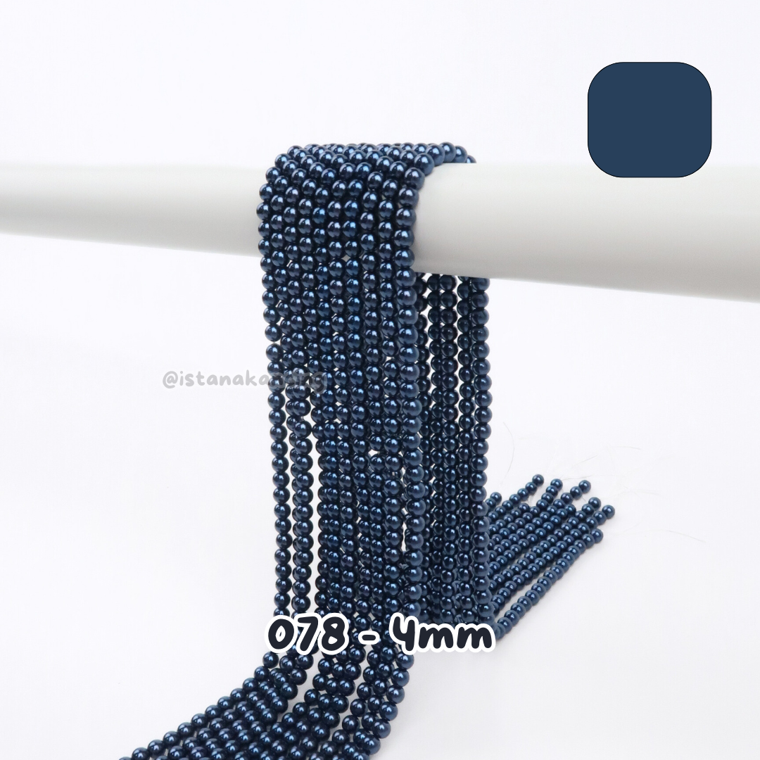 Mutiara Sintetis 4mm Pt 2