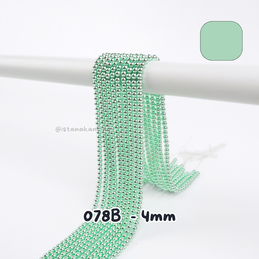 Mutiara Sintetis 4mm Pt 2