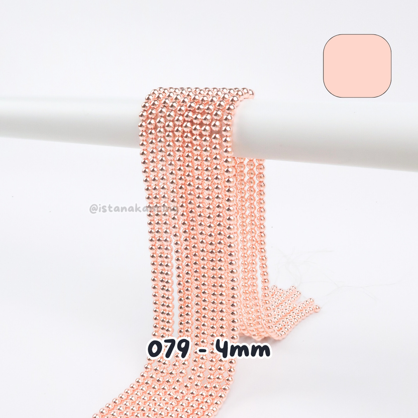 Mutiara Sintetis 4mm Pt 1