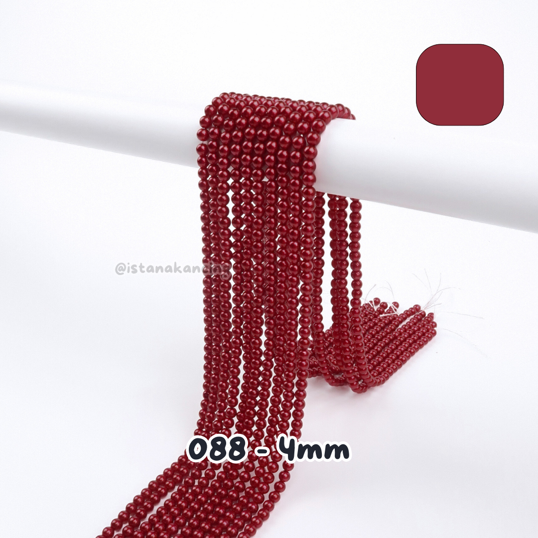 Mutiara Sintetis 4mm Pt 1