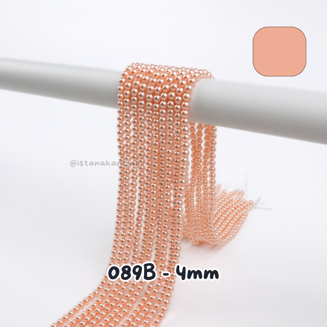 Mutiara Sintetis 4mm Pt 2