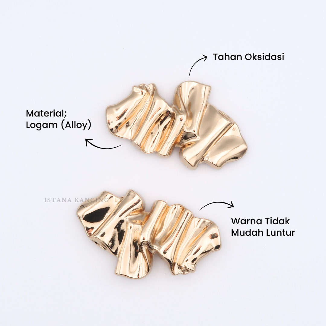 Brooch Cindy Aksesoris Pin Peniti Baju Hijab Mewah Unik Premium Pin | Istana Kancing