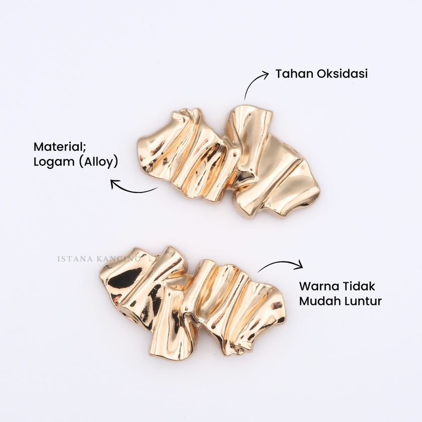 Brooch Cindy Aksesoris Pin Peniti Baju Hijab Mewah Unik Premium Pin | Istana Kancing