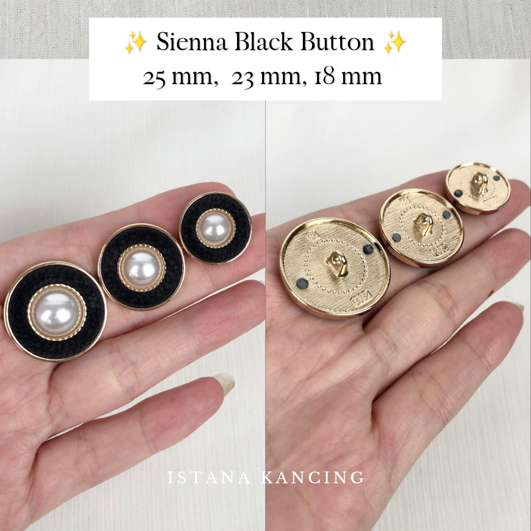Sienna Pearl Button