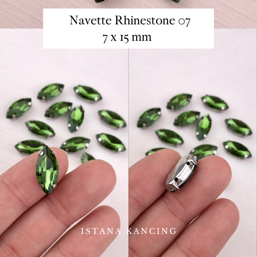 Navette Crystal Claw Setting 7x15mm