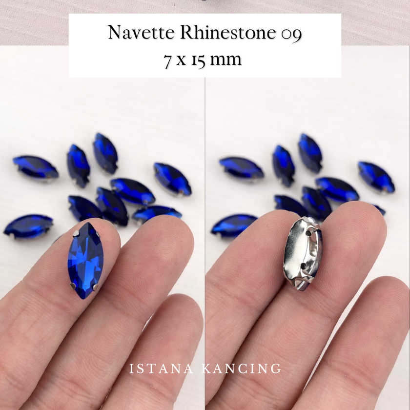 Navette Crystal Claw Setting 7x15mm