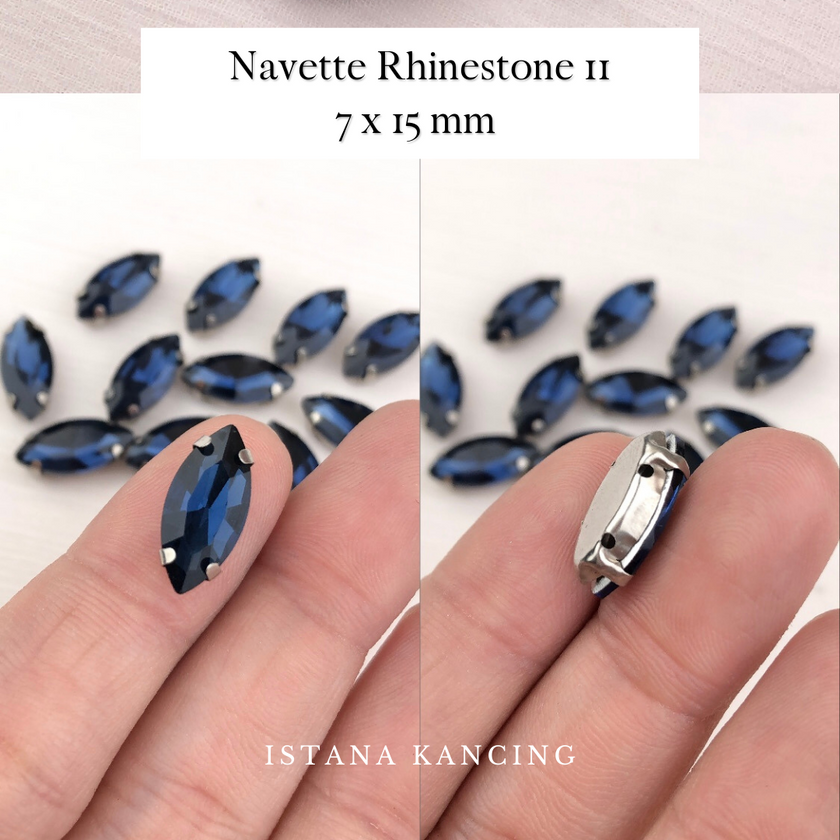 Navette Crystal Claw Setting 7x15mm