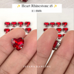 Heart Crystal Claw Setting 10mm