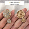 Gia Diamond Button