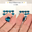 Heart Crystal Claw Setting 10mm