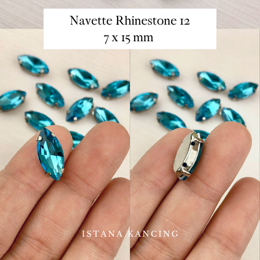 Navette Crystal Claw Setting 7x15mm