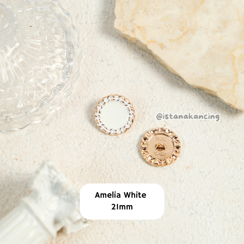 Amelia Kancing 13mm, 15mm, 21mm