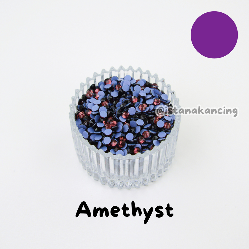 Payet Tempel Mute Gosok Hotfix Rhinestone SS12