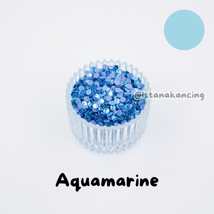 Payet Tempel Mute Gosok Hotfix Rhinestone SS12