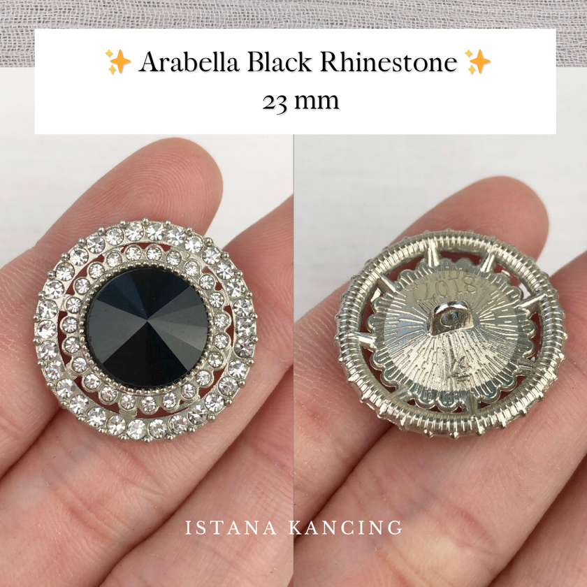 Arabella Rhinestone Button