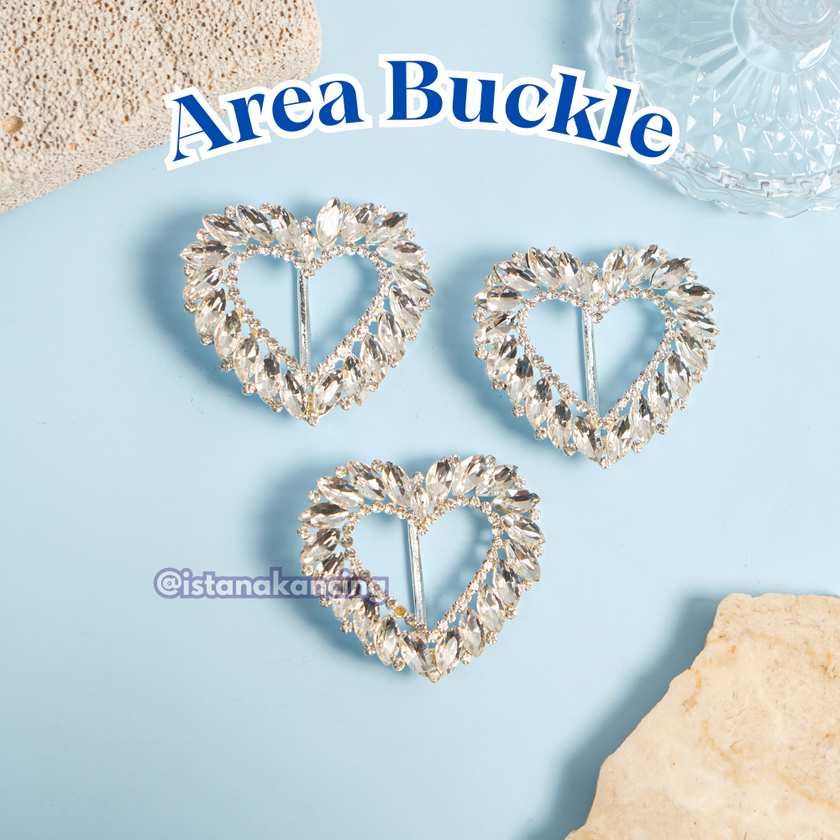 Area Rhinestone Buckle