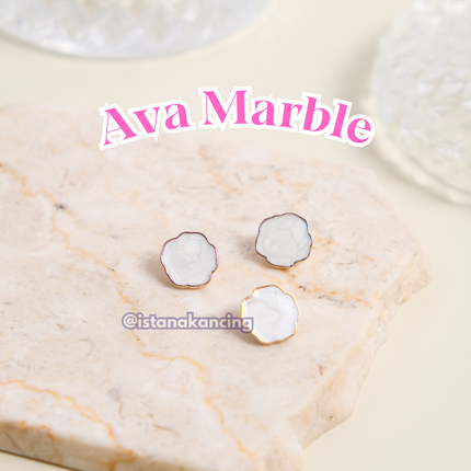 Ava Marble Button
