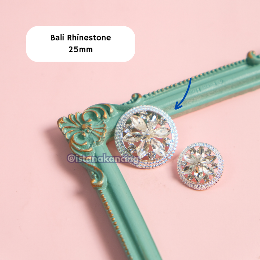 Bali Kancing Kristal 18mm & 25mm