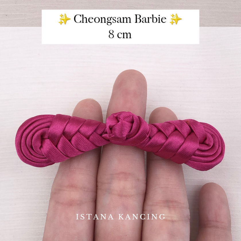 Cheongsam Satin Frog Button