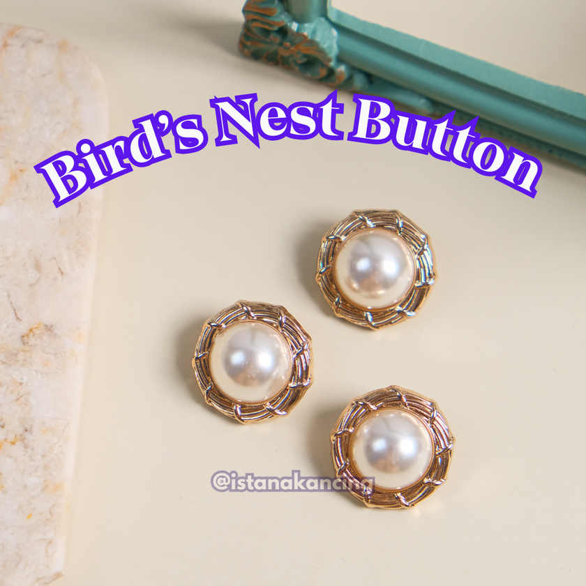 Bird's Nest Kancing Jamur 20mm