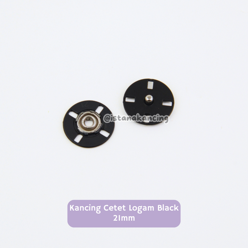 Cetet Logam Jahit Fastener Snap Button