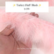 Turkey Fluff  Feathers 9cm