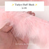 Turkey Fluff  Feathers 9cm