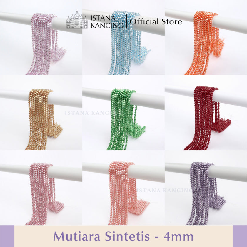 Mutiara Sintetis 4mm Pt 1