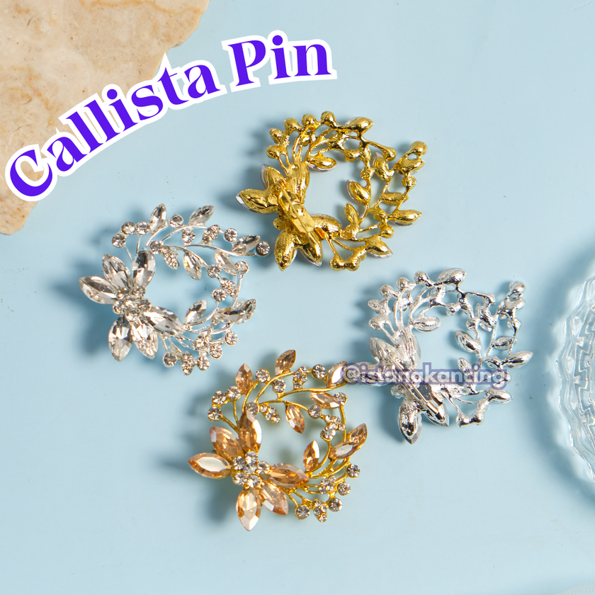 Callan Pin Callista Pin Brooch – Istana Kancing