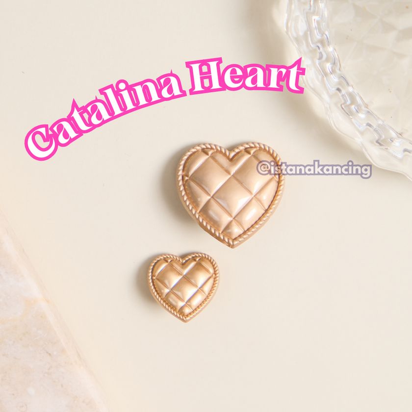 Catalina Kancing Hati 15mm & 23mm