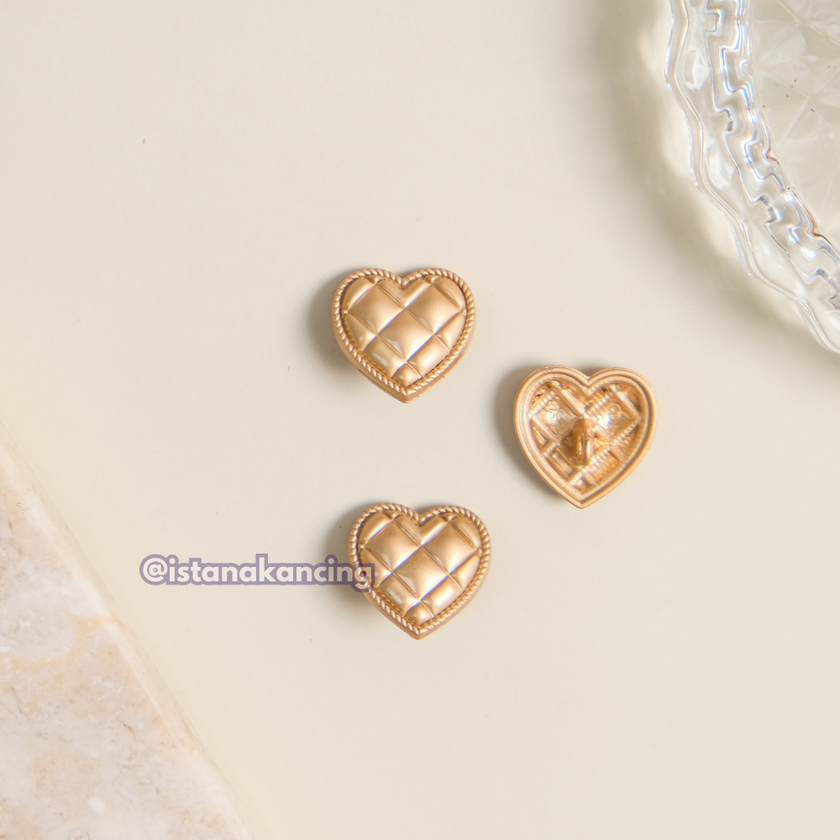 Catalina Kancing Hati 15mm & 23mm