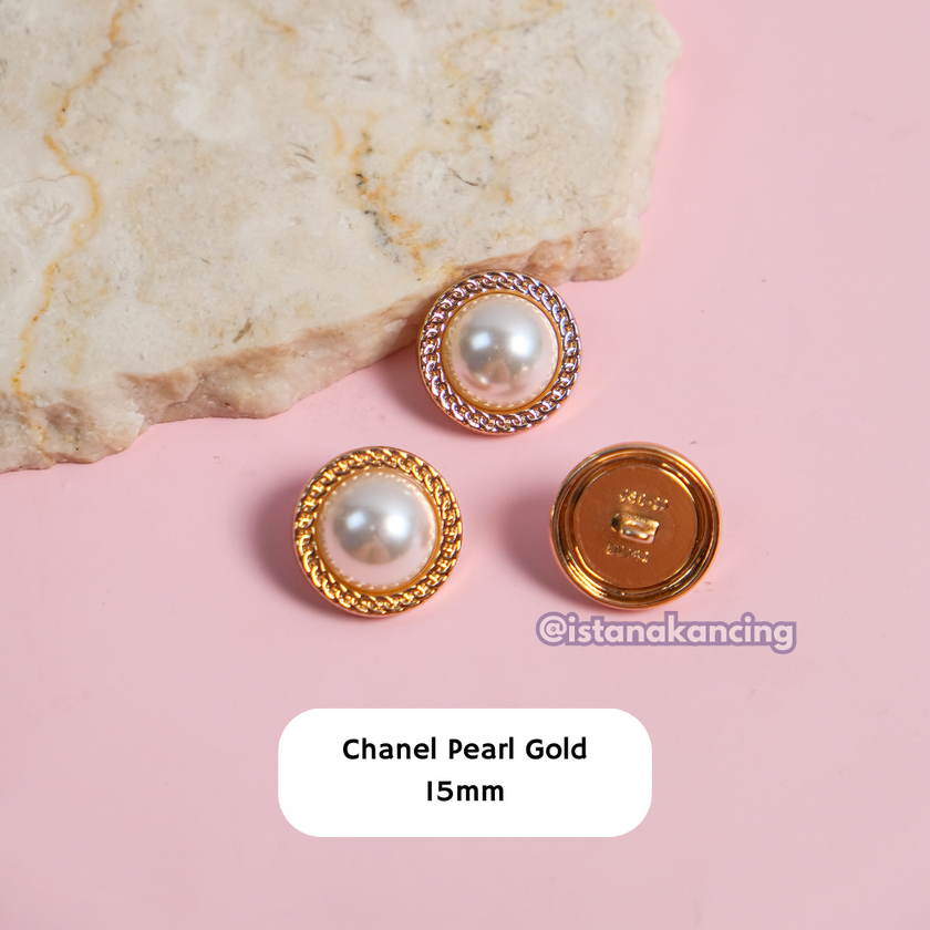 Chanel Pearl Button