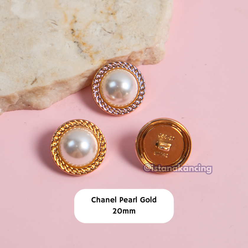 Chanel Pearl Button