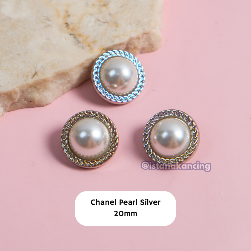 Chanel Pearl Button