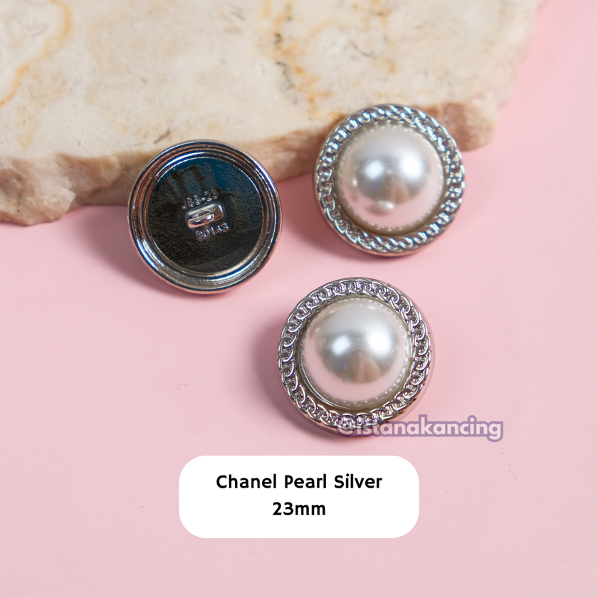 Chanel Pearl Button