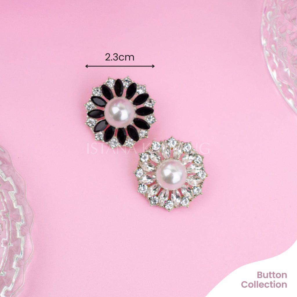 Cinderella Rhinestone Button