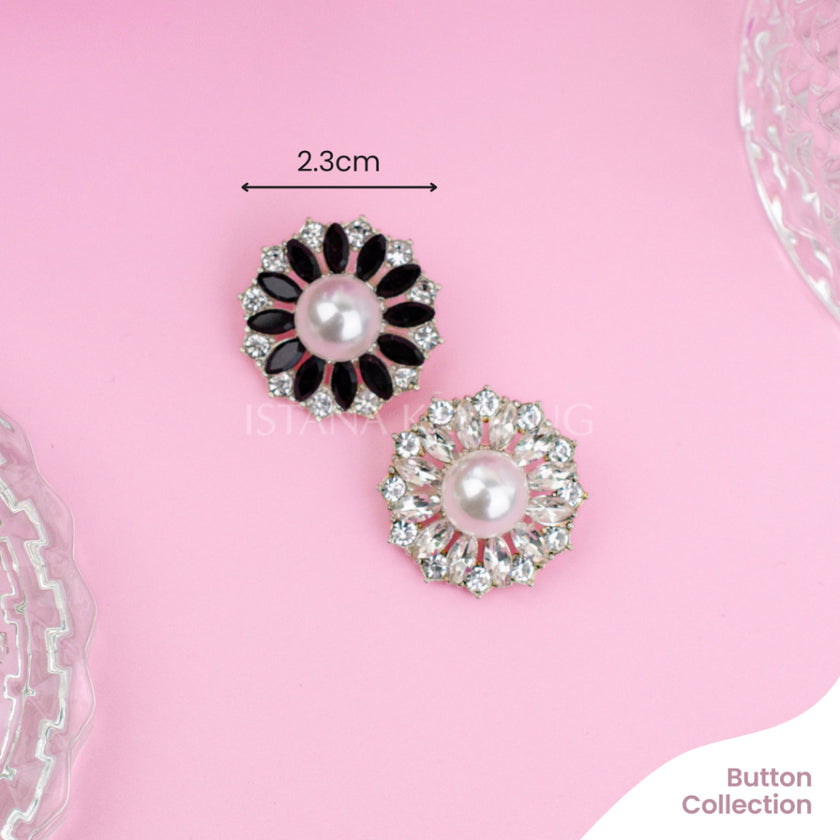 Cinderella Rhinestone Button