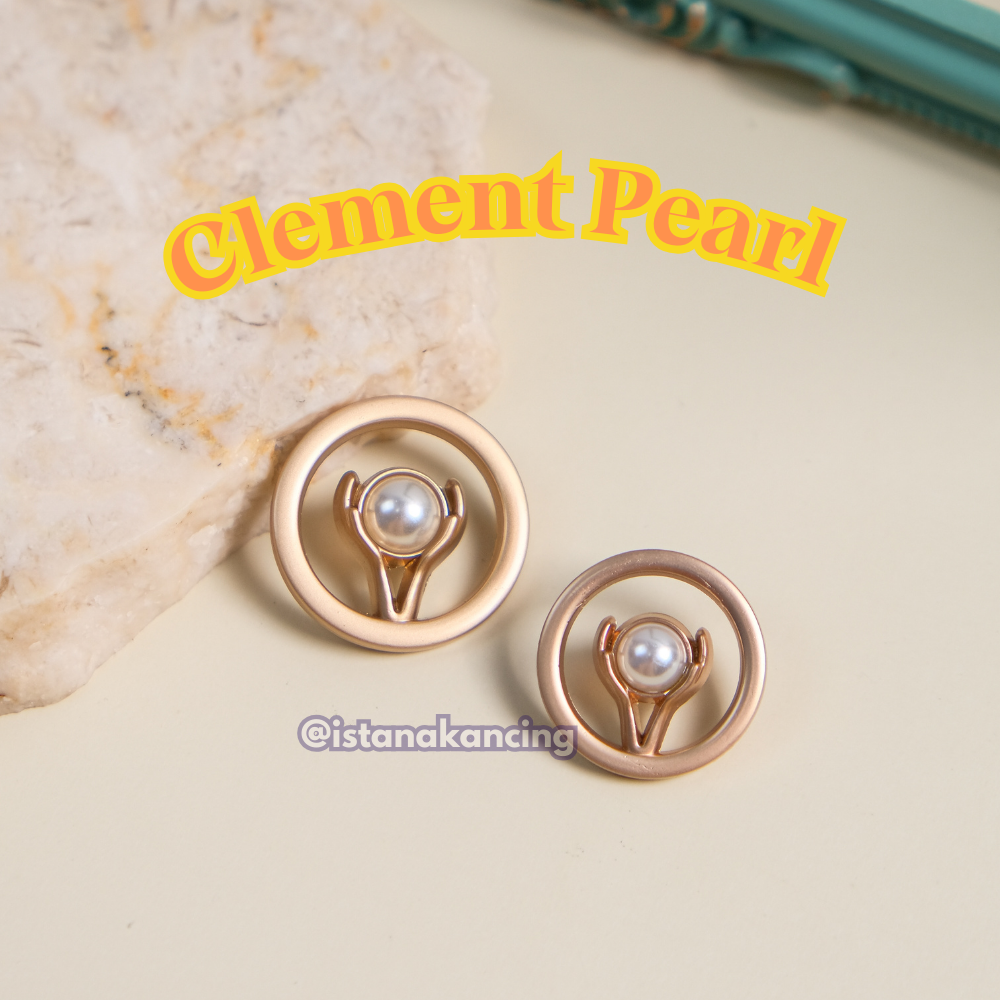 Clement Pearl Button