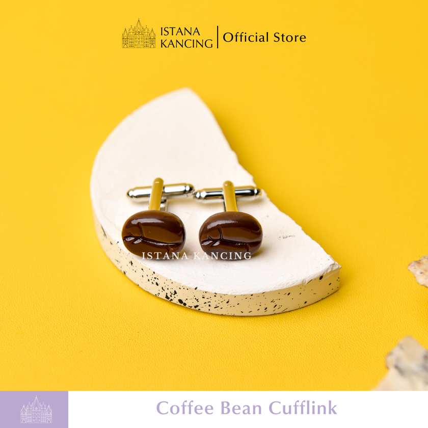 Kancing Manset Biji Kopi