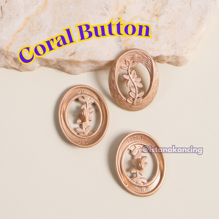 Coral Button