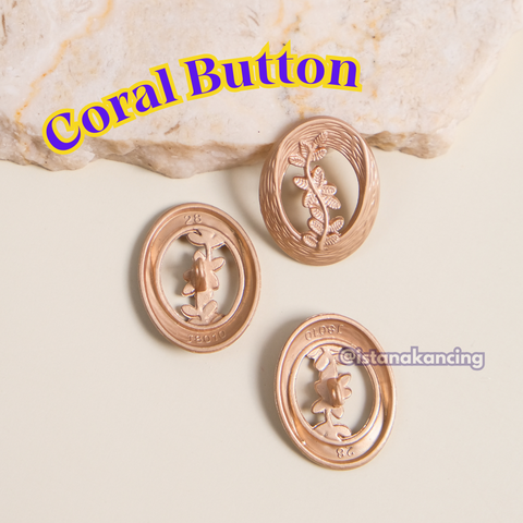 Coral Button