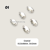 Kristal Jahit Tear Drop