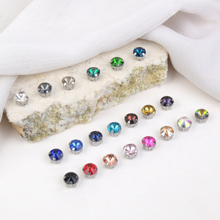 Round Crystal Claw Setting 8mm