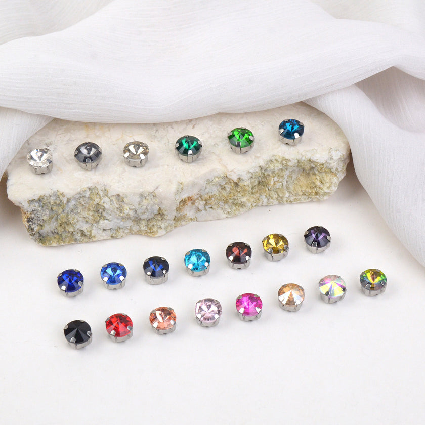 Round Crystal Claw Setting 8mm