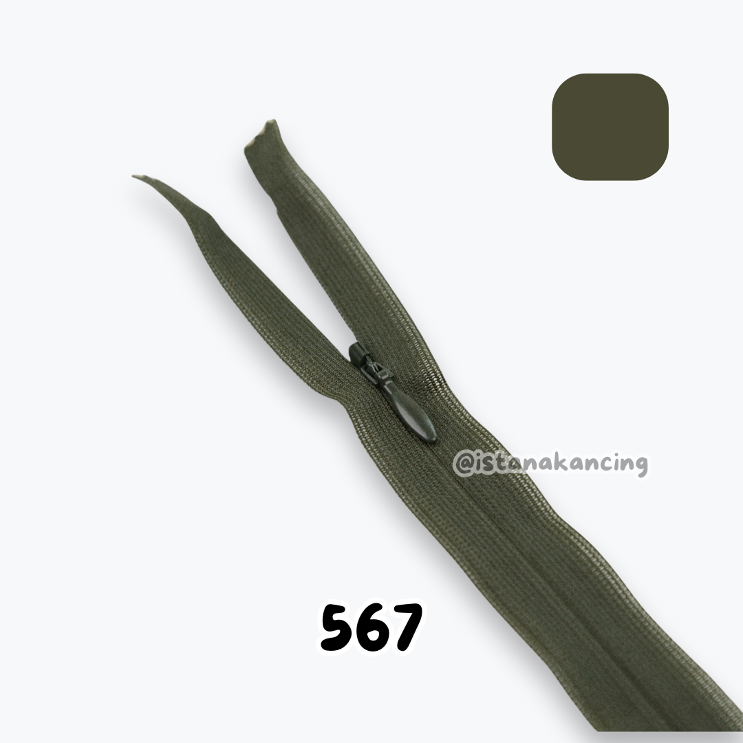 YKK Invisible Zipper - Strip D