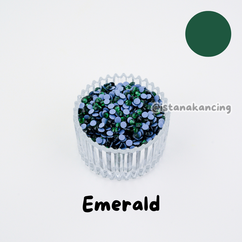 Payet Tempel Mute Gosok Hotfix Rhinestone SS12