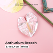 Anthurium Brooch